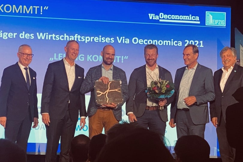 FlyNex erhält Leipziger Wirtschaftspreis „Via Oeconomica“